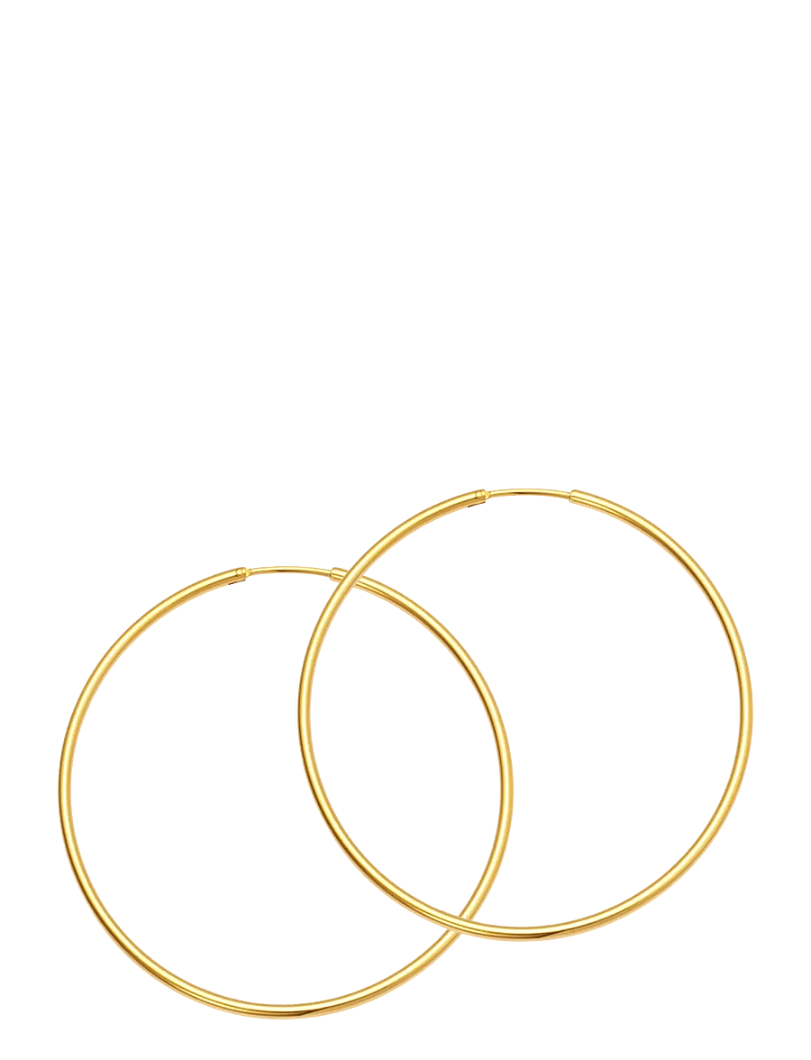 Sistie - Hoop Basic - Creoles Gold-plated - gold - 0