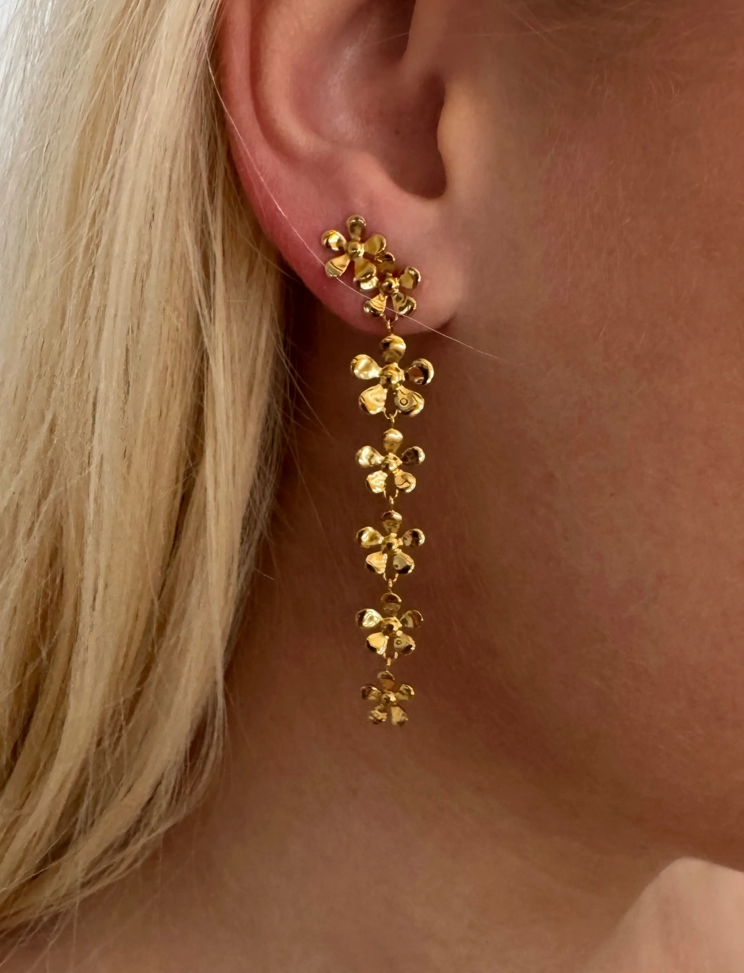 Sistie Celeste, One Size, Earrings, Gold - Studs, Frauen