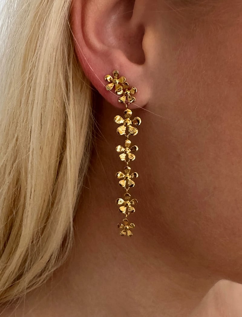 Sistie - Celeste - stud earrings - gold - 0