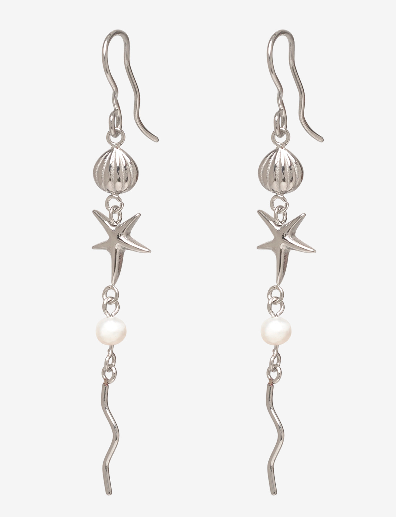 Sistie - Sirena - kabamieji auskarai - silver - 1