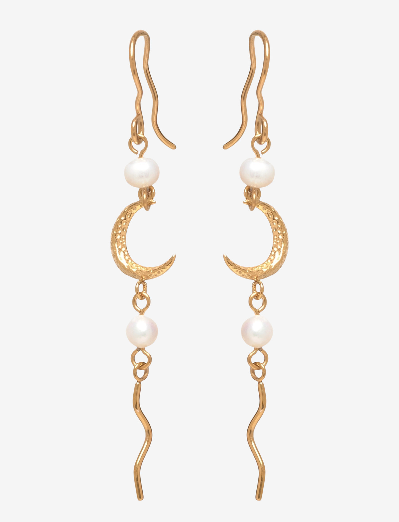 Sistie - Sirena - rippuvad kõrvarõngad - gold - 1