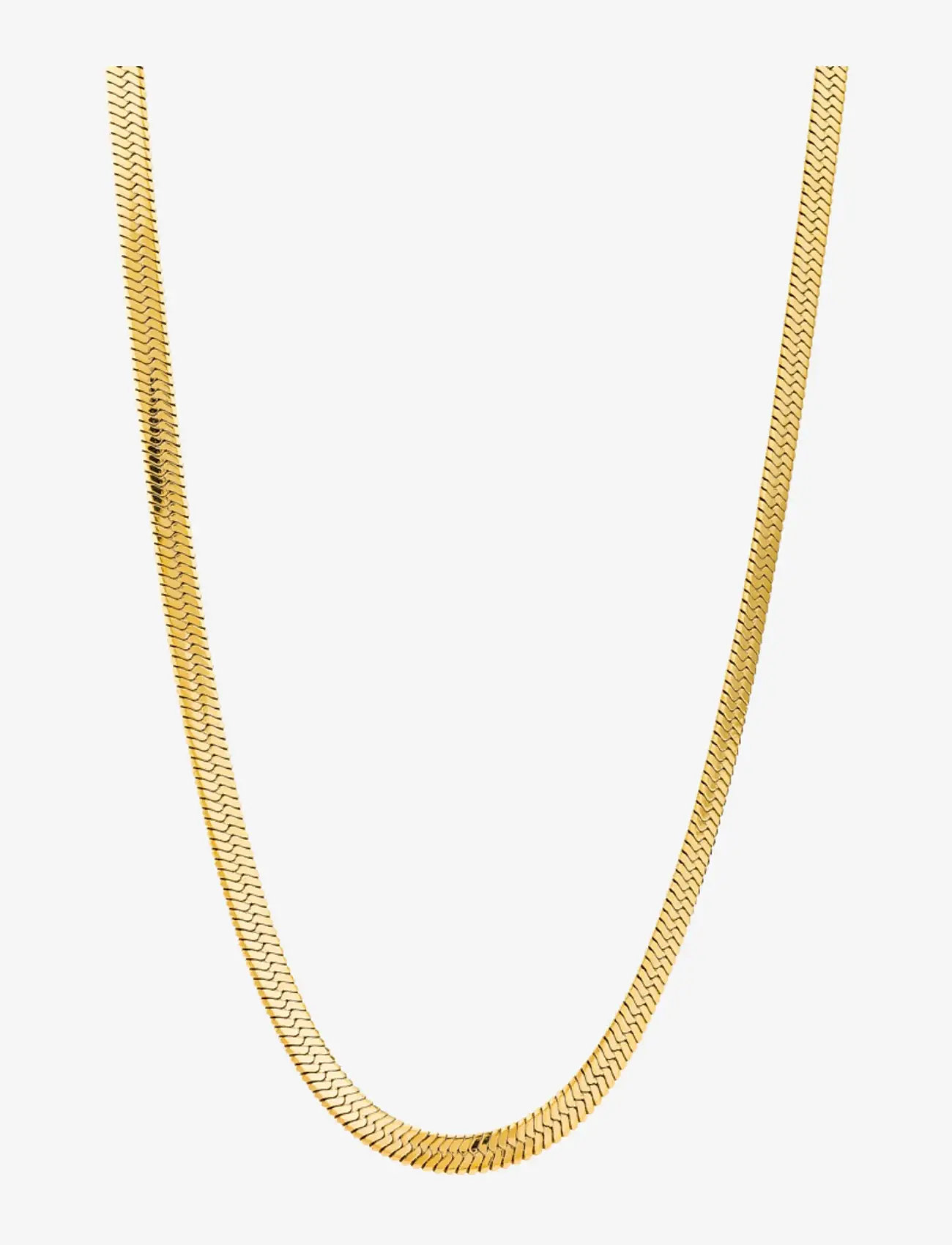 Sistie - Snake - Necklace Gold-plated - kedjehalsband - gold - 0