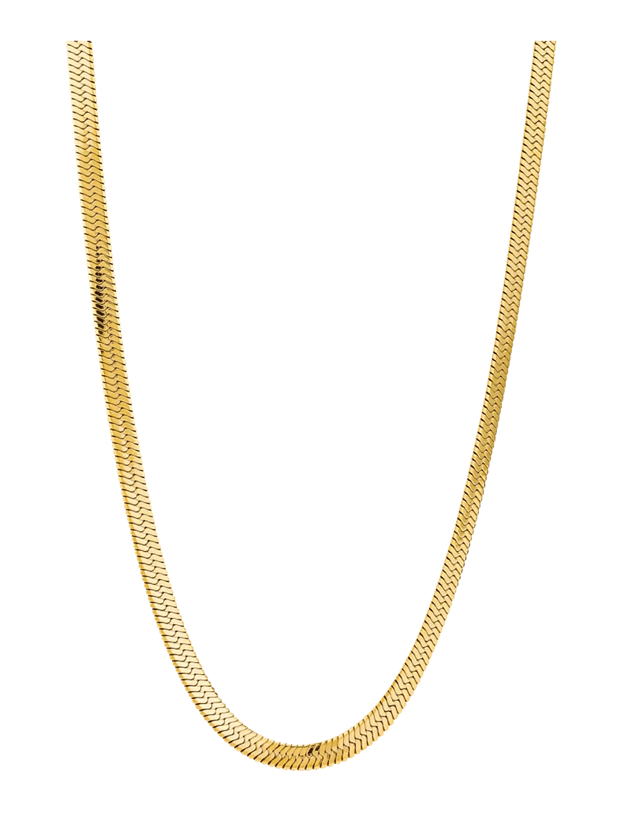 Sistie - Snake - Necklace Gold-plated - halskæder - gold - 0