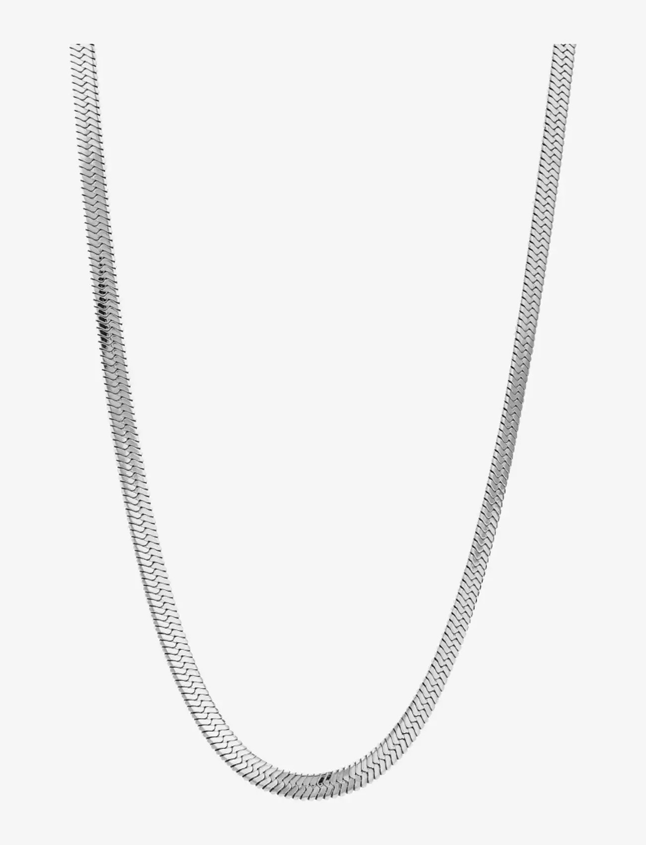 Sistie - Snake - Necklace Steel - chain necklaces - silver - 0