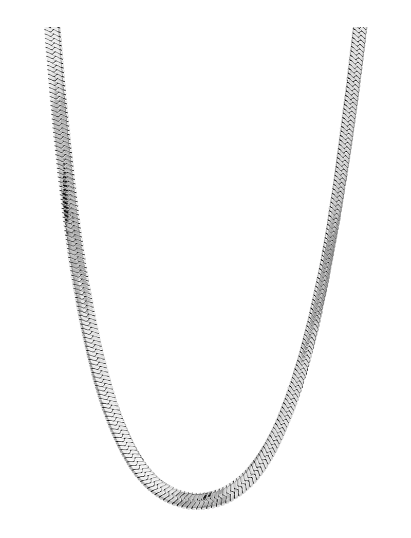 Sistie - Snake - Necklace Steel - chain necklaces - silver - 0