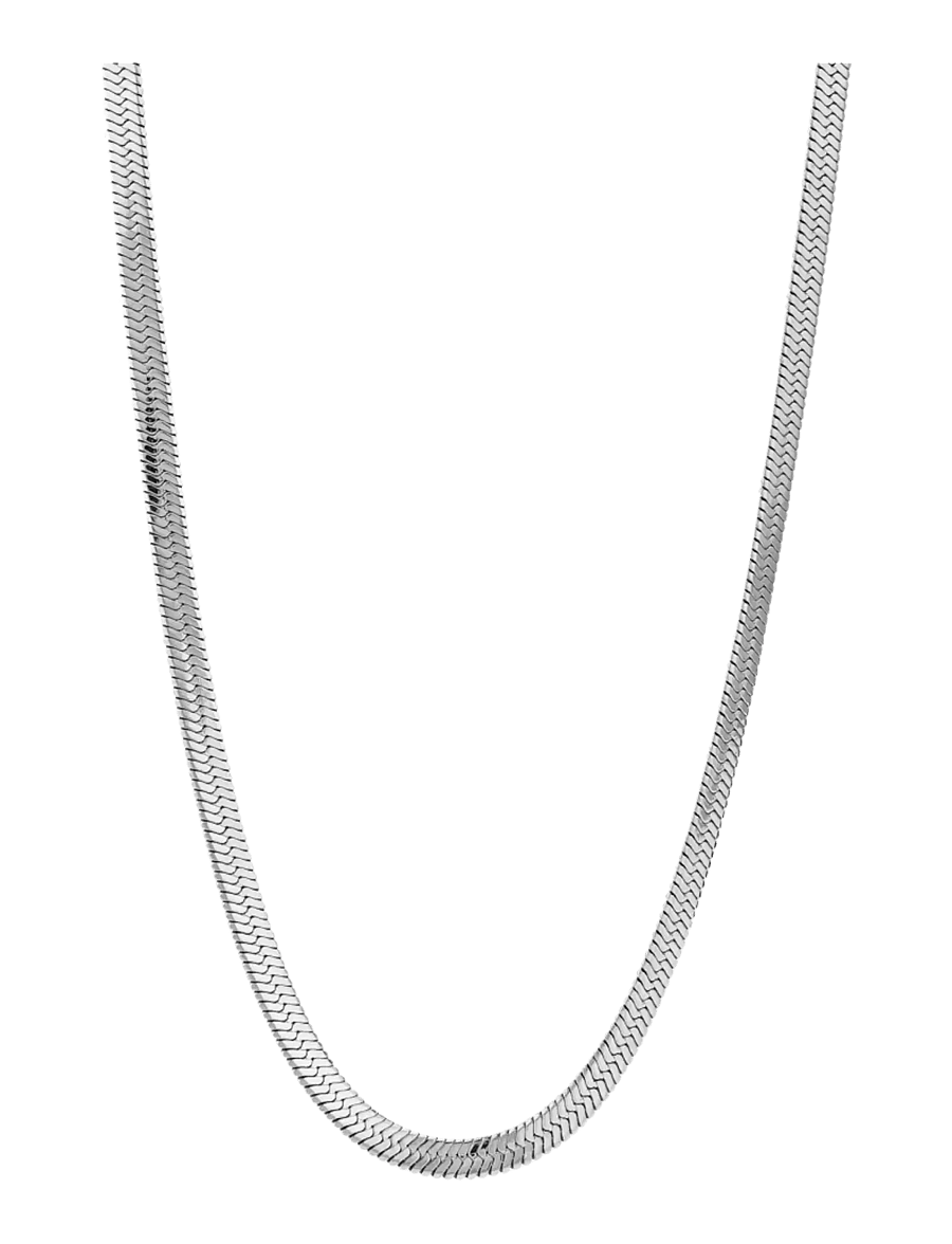 Sistie - Snake - Necklace Steel - silver - 0