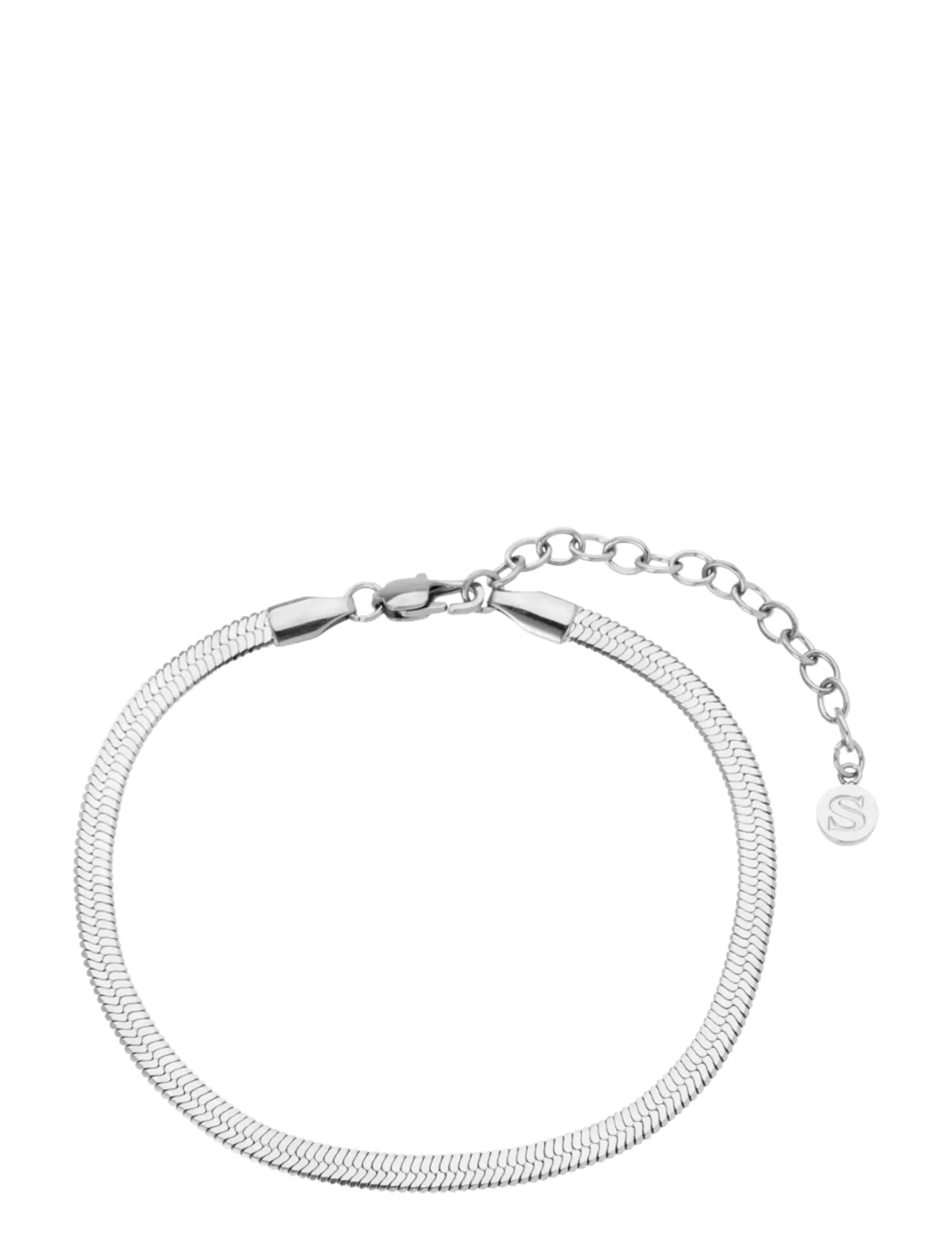 Sistie Snake Bracelet Steel, One Size, Bracelets, Silber - Bangles, Frauen