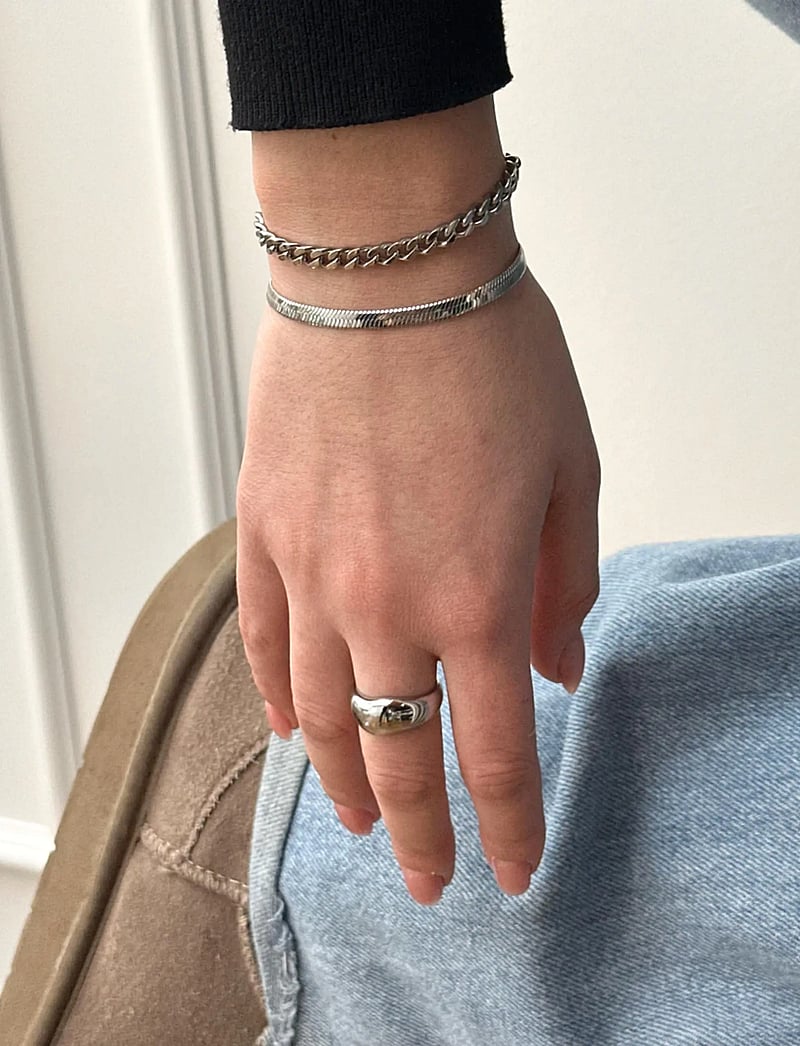 Sistie - Snake - Bracelet Steel - bangles - silver - 1