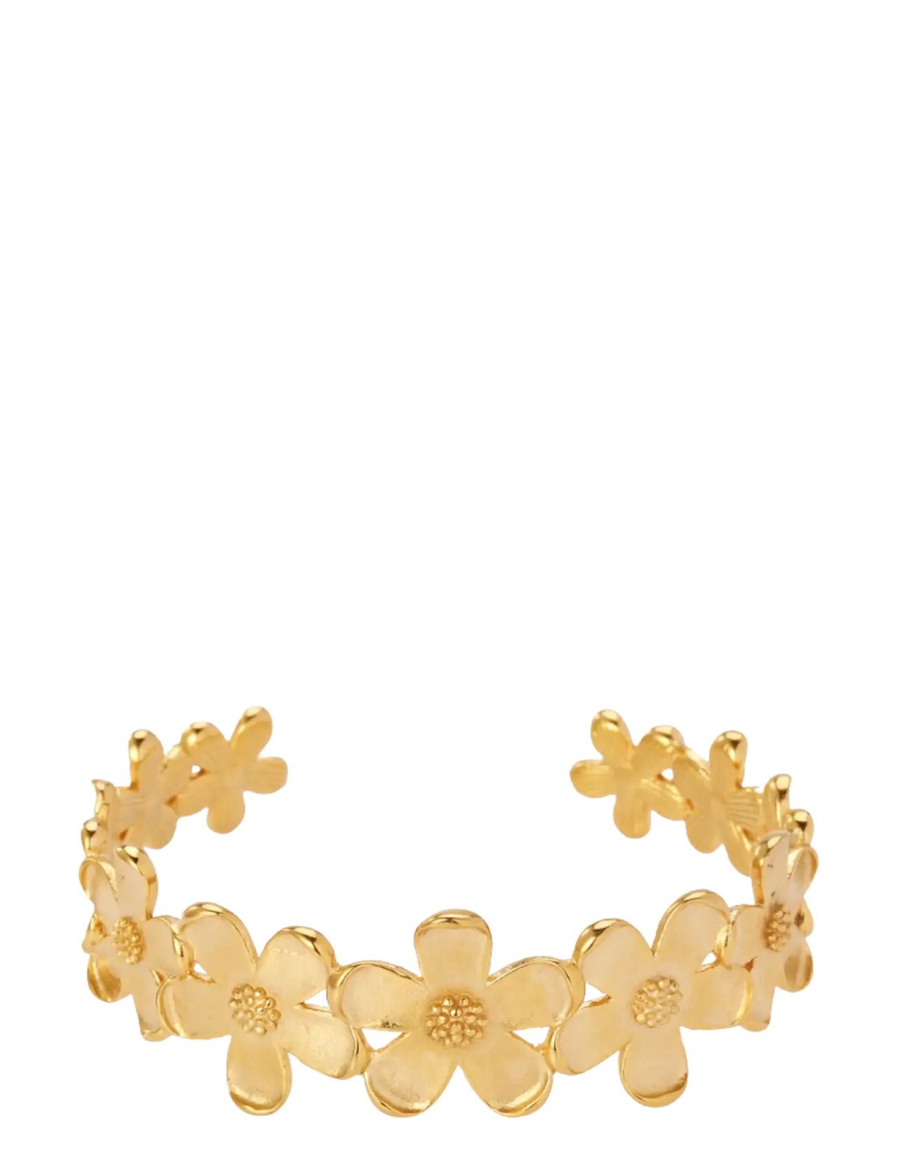 Sistie Camellia Bracelet Gold-Plated, Kvinder, Blomster Manchet Armbånd, Guld, Str: ONE SIZE
