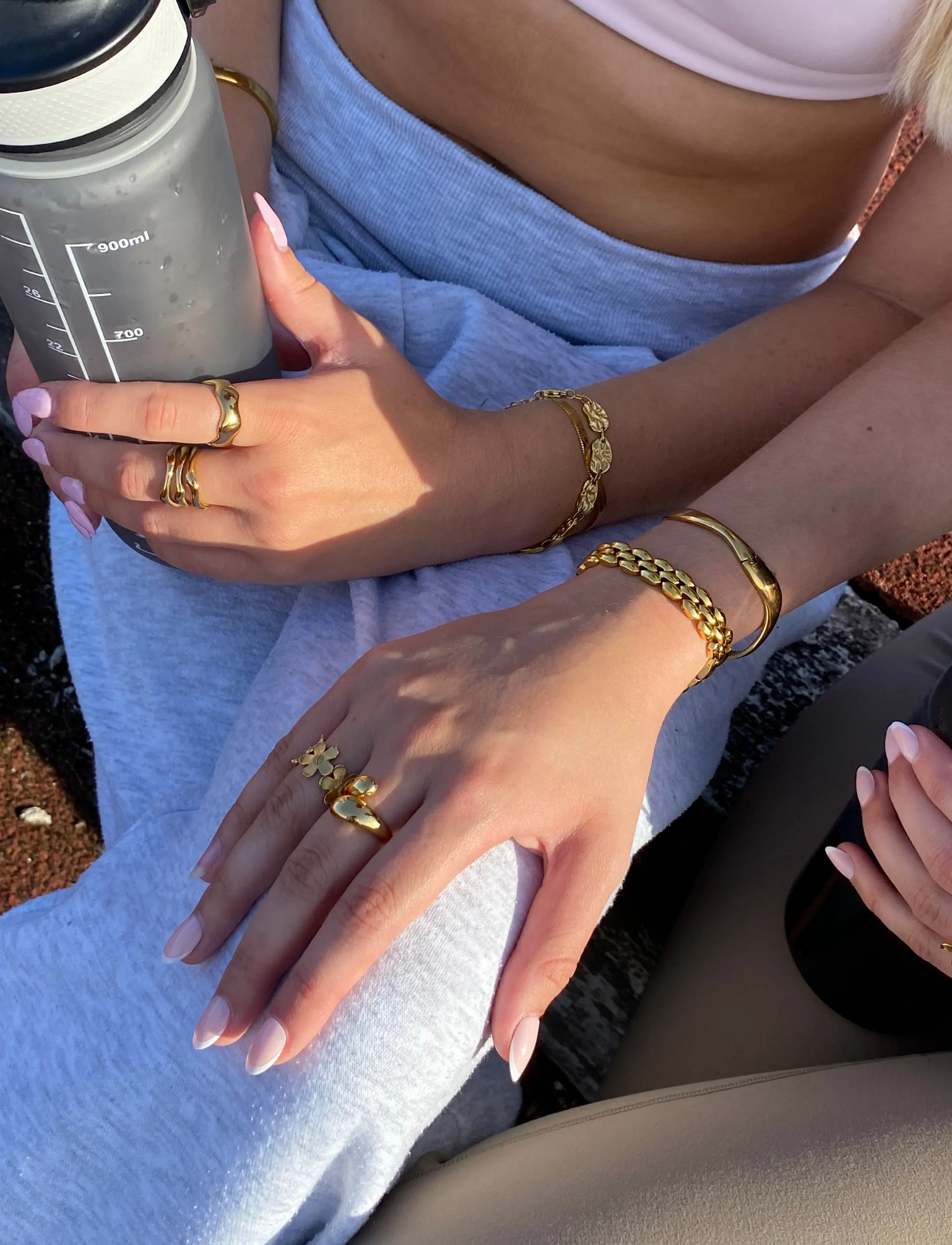 Sistie - Thera - Armbånd Forgyldt - kettenarmbänder - gold - 1