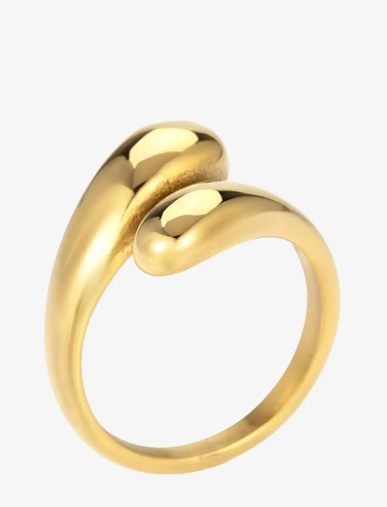 Sistie - Drops - Ring Gold-Plated - ringe - gold - 0