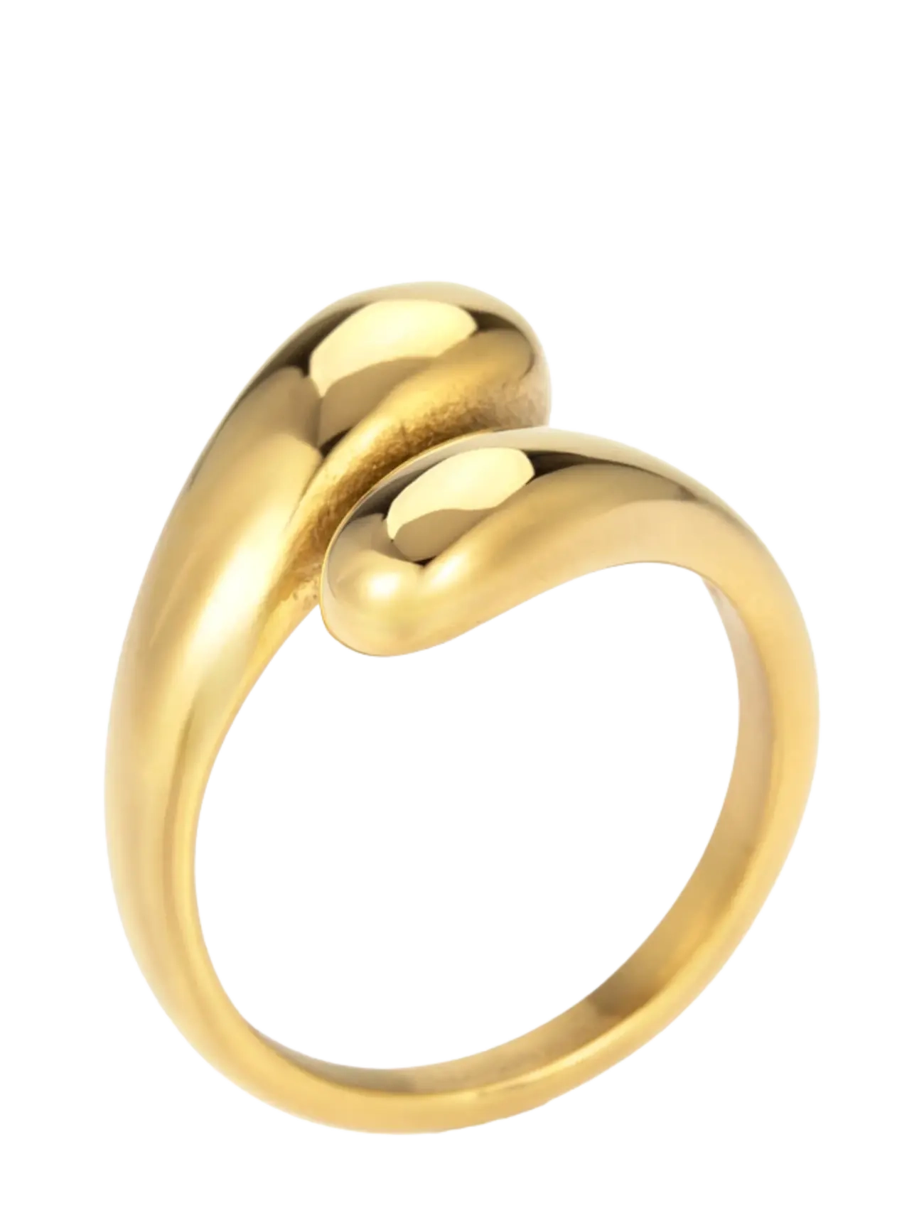 Sistie Drops Ring Gold-Plated, 54, Jewellery, Gold - Rings, Frauen