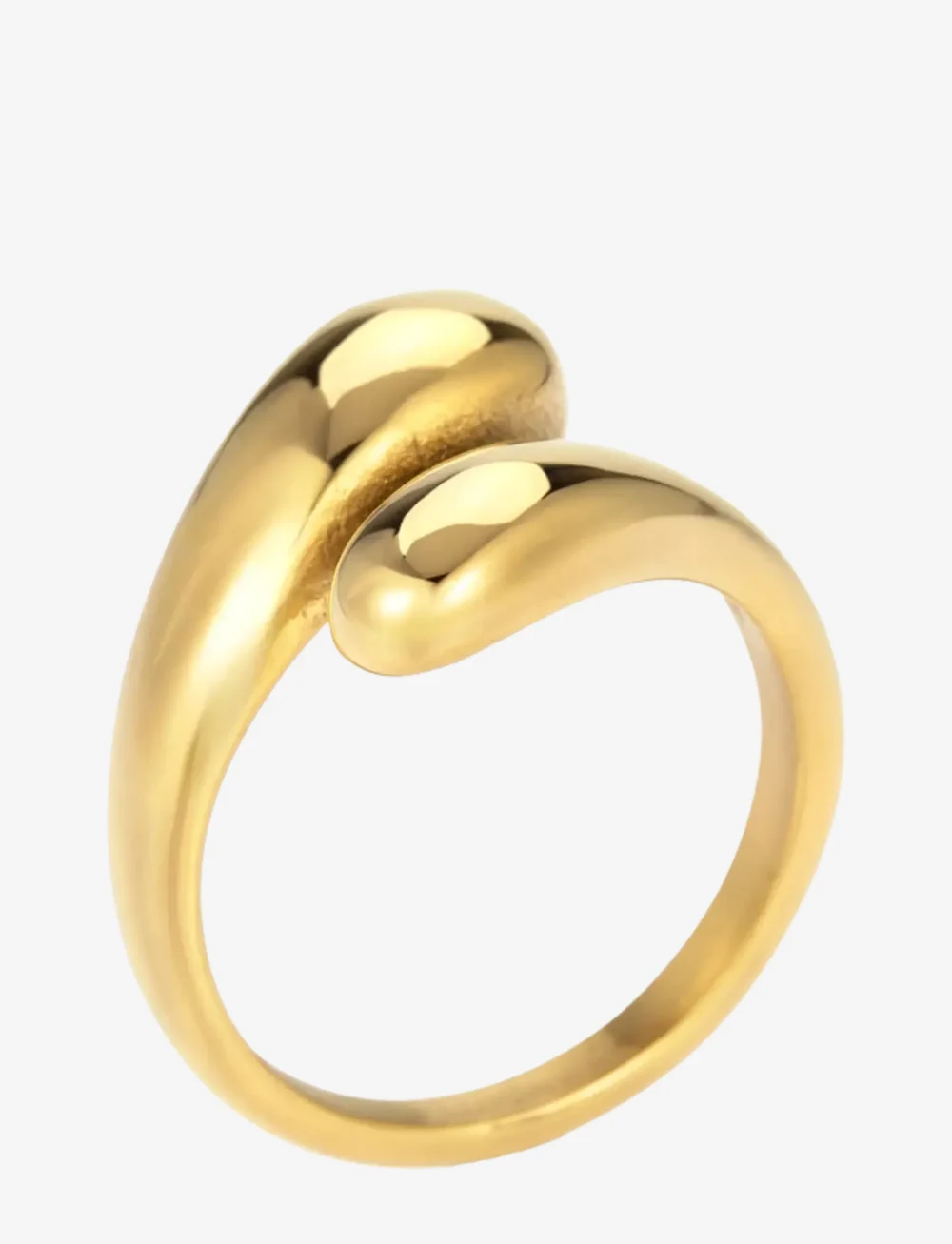Sistie - Drops - Ring Gold-Plated - ringe - gold - 0