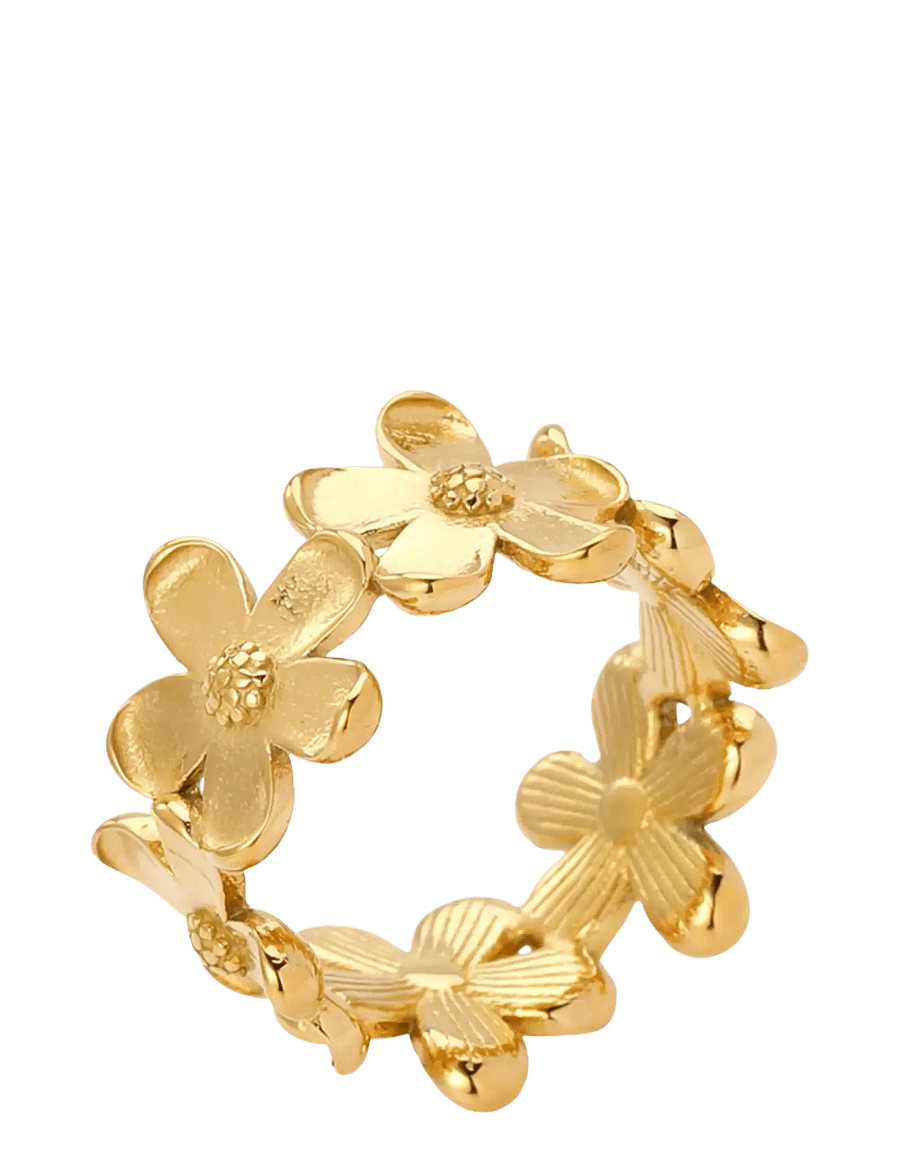 Sistie - Camellia - Ring Gold-plated - ringar - gold - 1