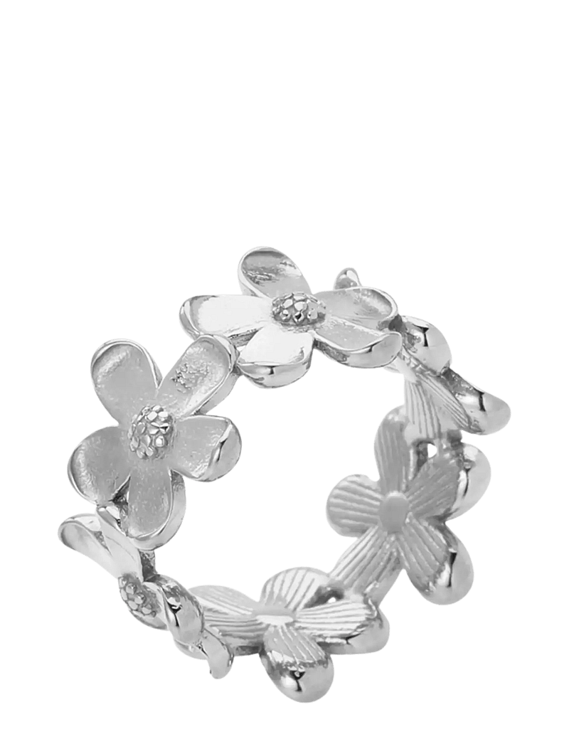 Sistie - Camellia - Ring Steel - ringar - silver - 0