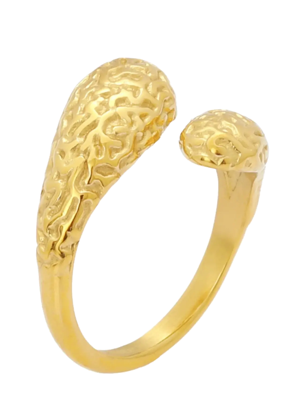 Sistie Drops Ring Gold-Plated, 58, Jewellery, Gold - Rings, Frauen