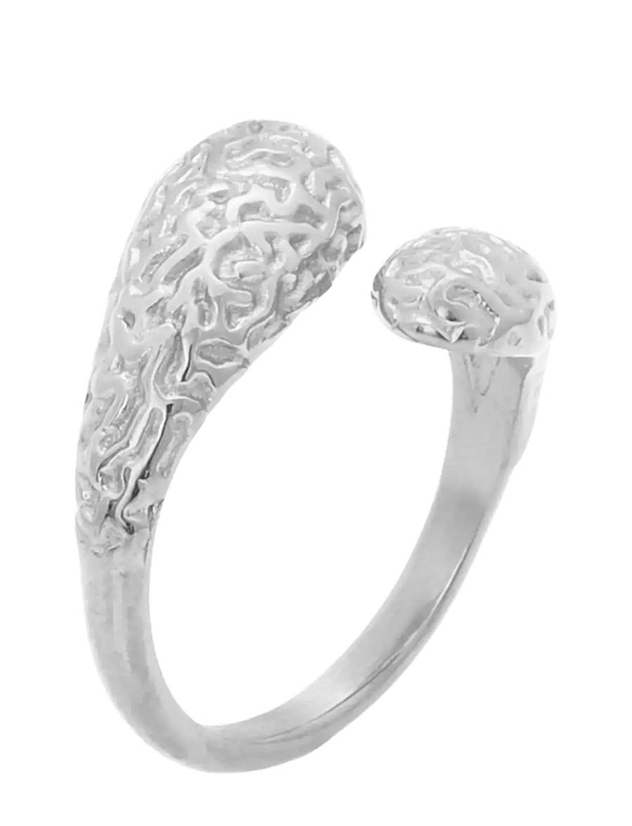 Sistie - Drops - Ring Steel - ringar - silver - 0