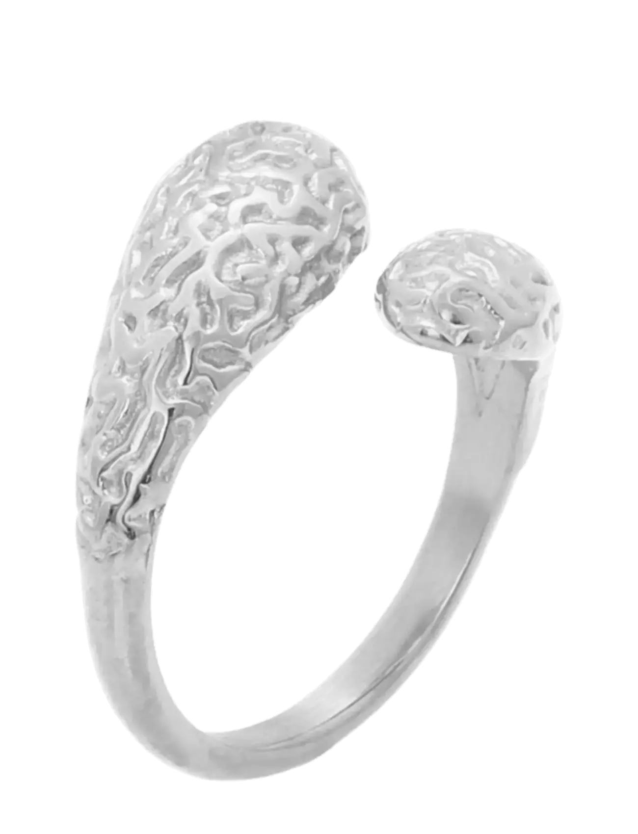 Sistie Drops - Ring Steel, 54, Silver, Smykker > Ringe, Dame