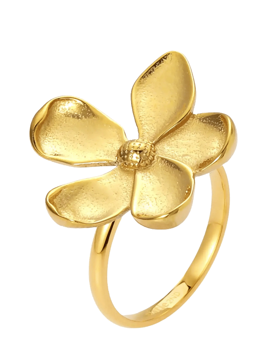 Sistie - Blumie - Ring Gold-plated - gold - 0