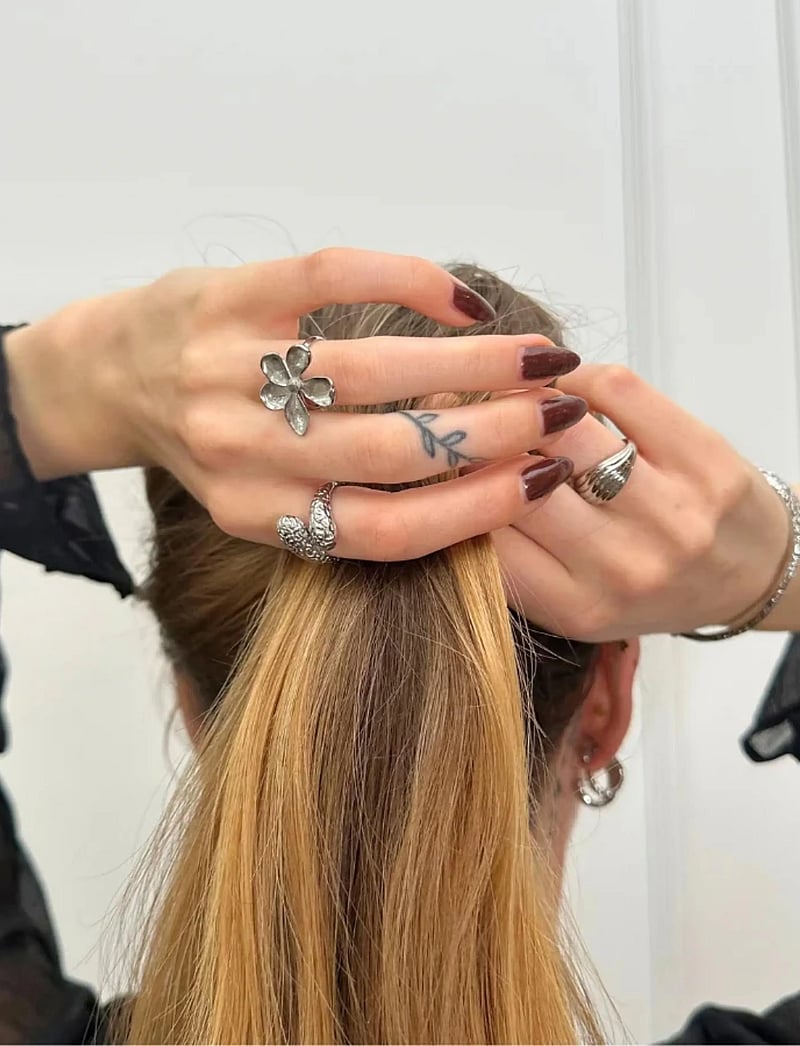 Sistie - Blumie - Ring Steel - ringe - silver - 0