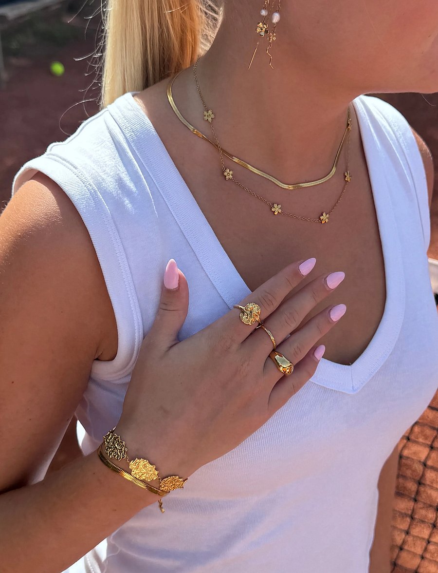 Sistie - Motion Ring Forgyldt - ringe - gold - 0