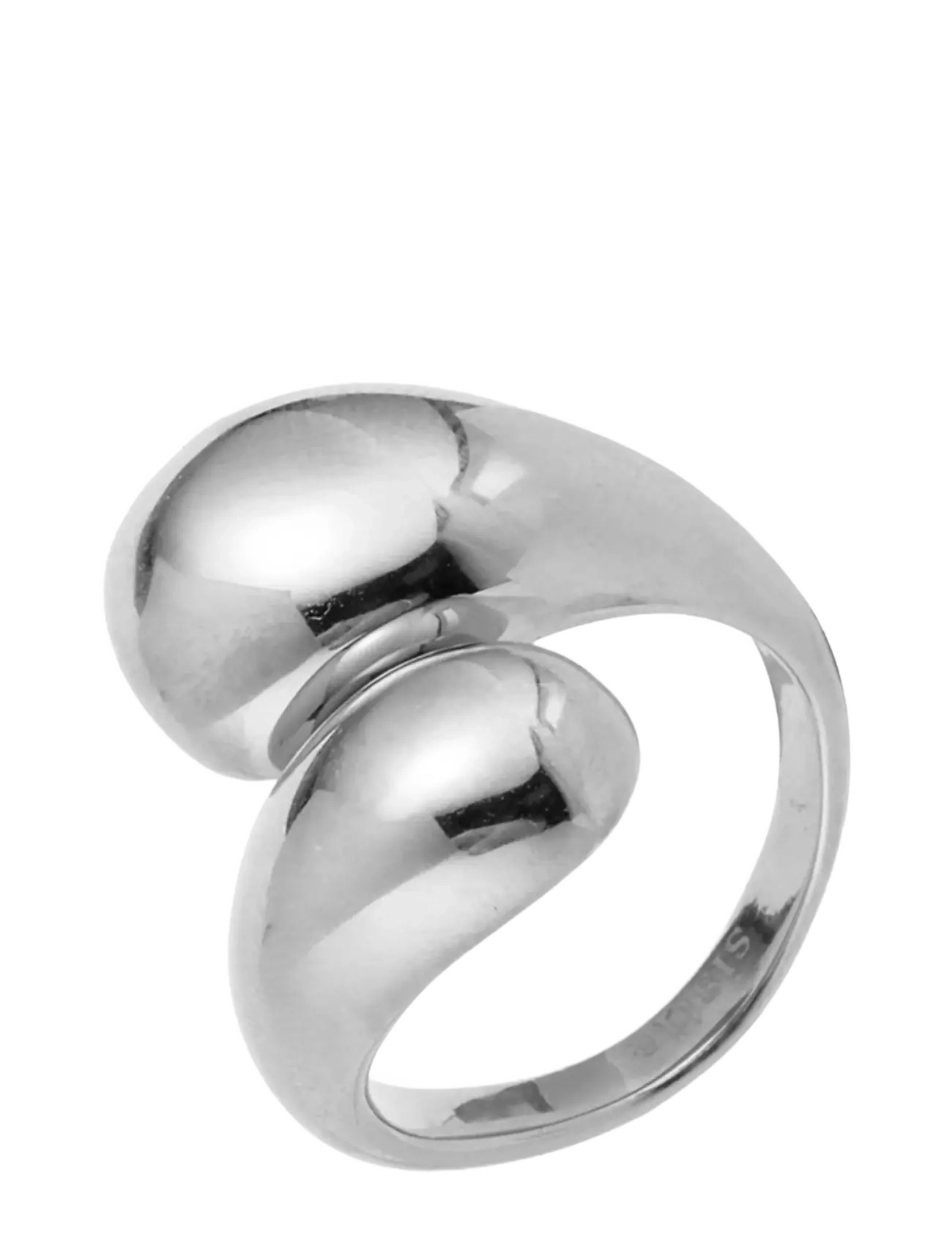 Sistie Bred drops ring Stål - Sõrmused - SILVER / silver