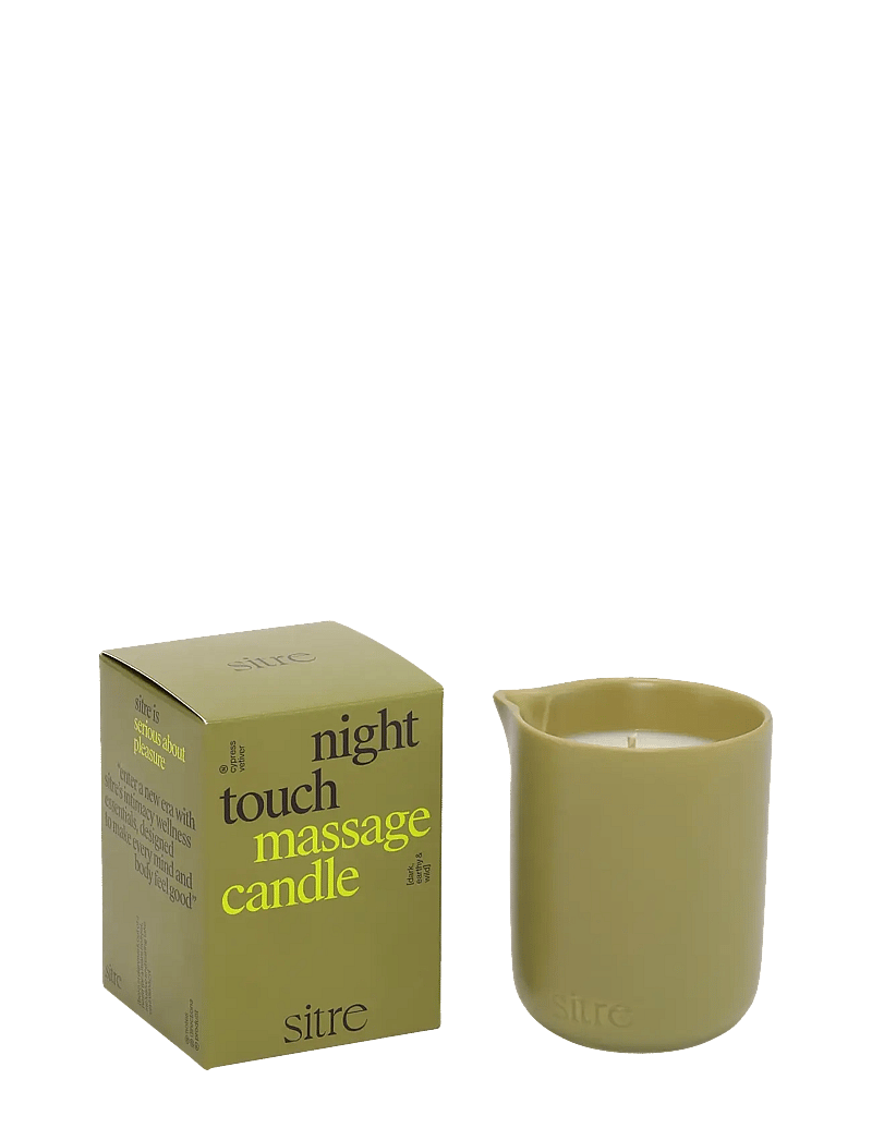 sitre - Night Touch - Massage Candle - sex & intimacy - light green - 1