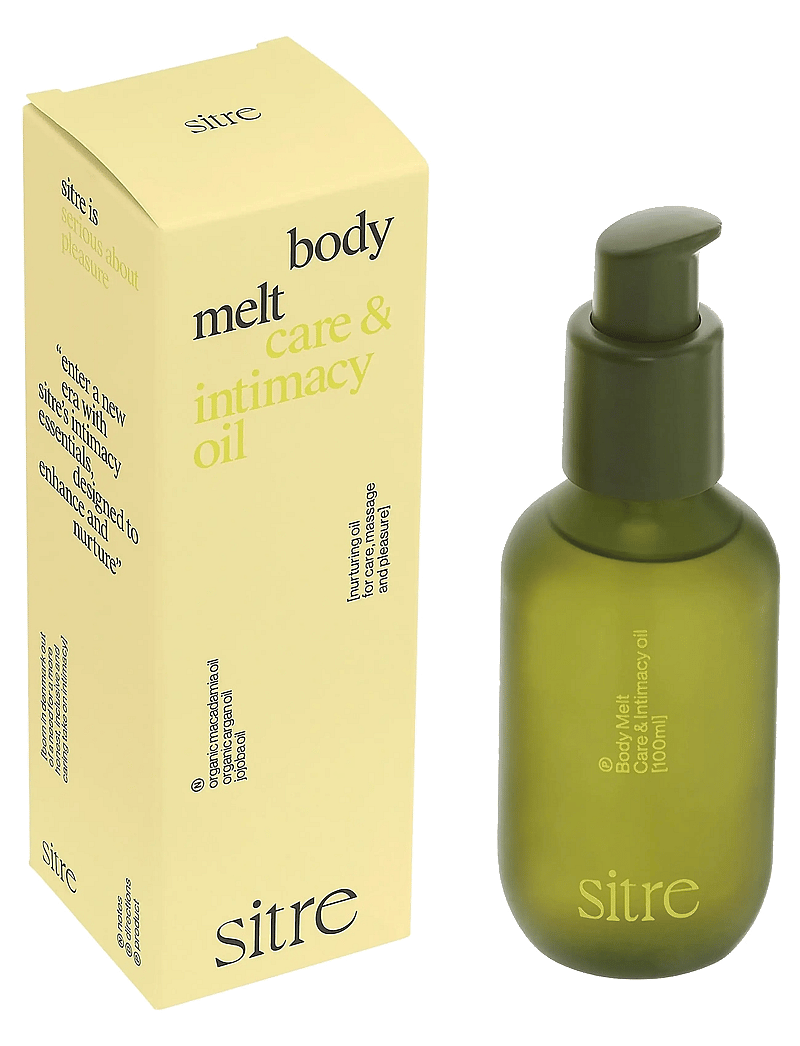sitre - body melt - care & intimacy oil - light yellow - 1
