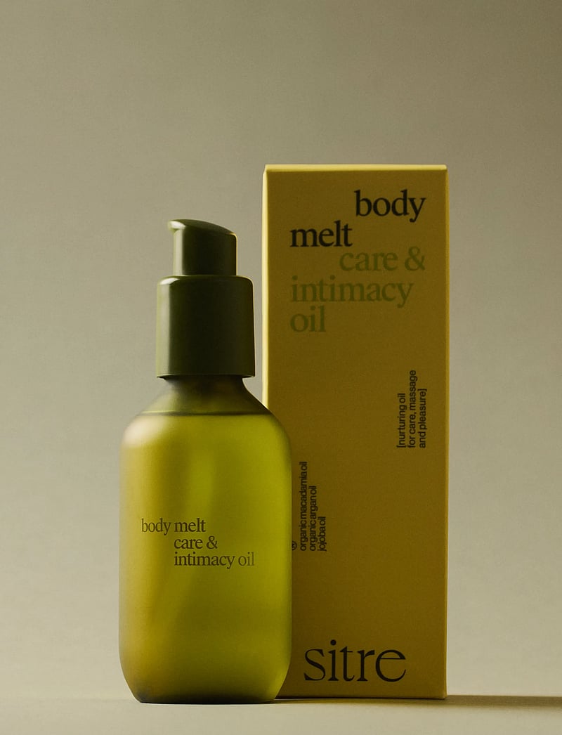 sitre - body melt - care & intimacy oil - light yellow - 0