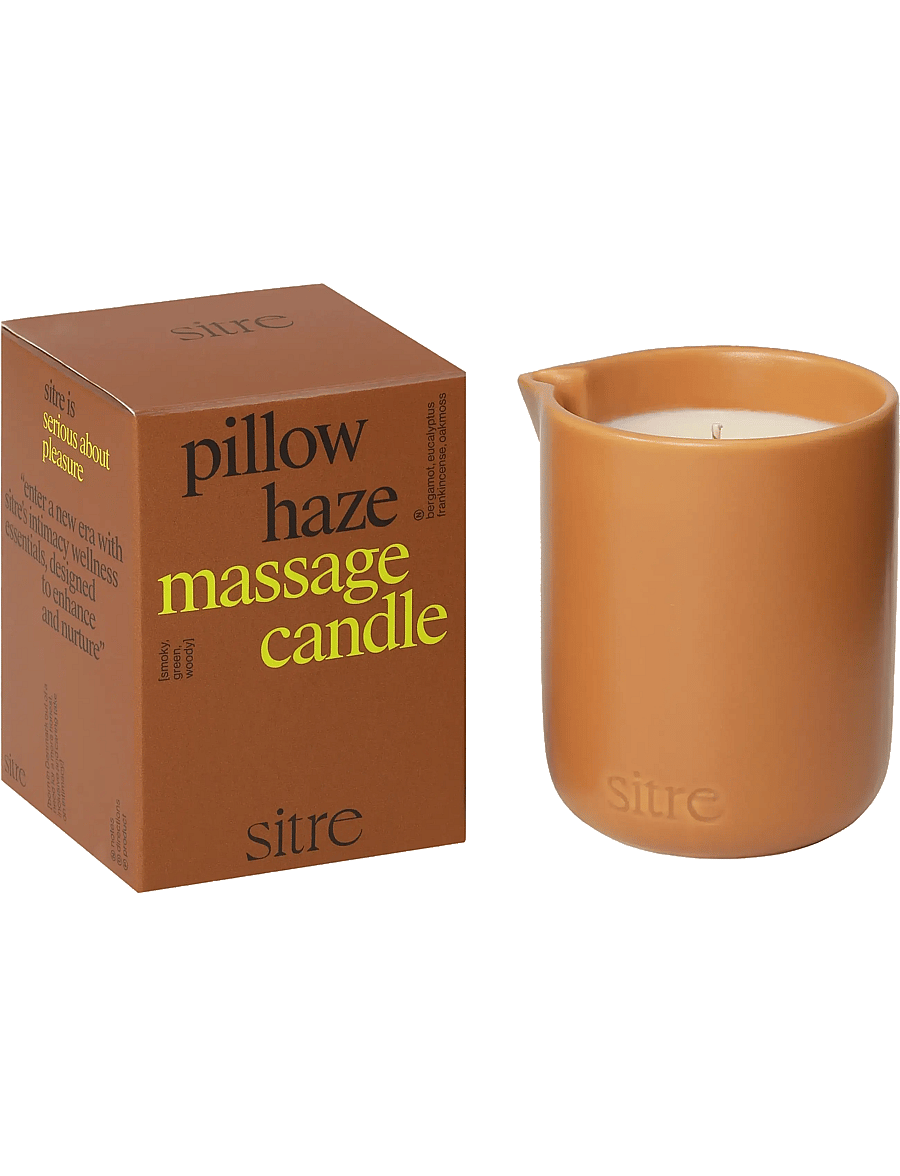 sitre - pillow haze - massage candle - sex & intimacy - terracotta - 1
