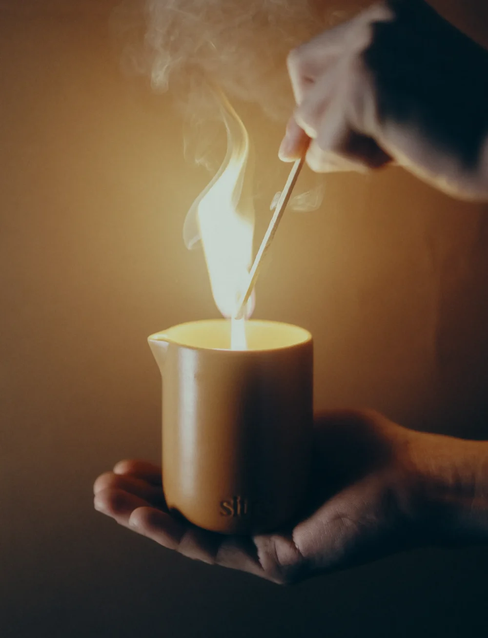 sitre - pillow haze - massage candle - kehaõlid - terracotta - 3