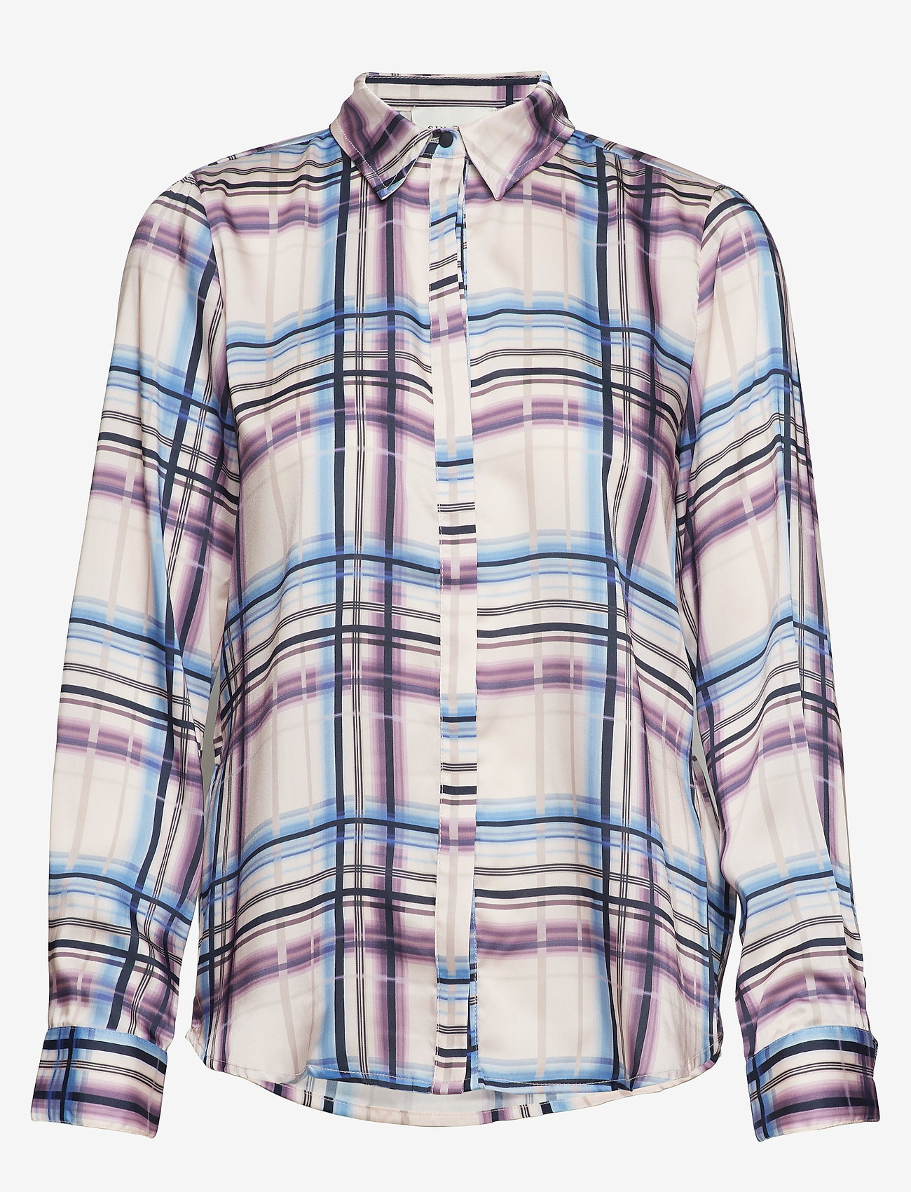 Six Ames - LUNA - long-sleeved blouses - volume checks - 0