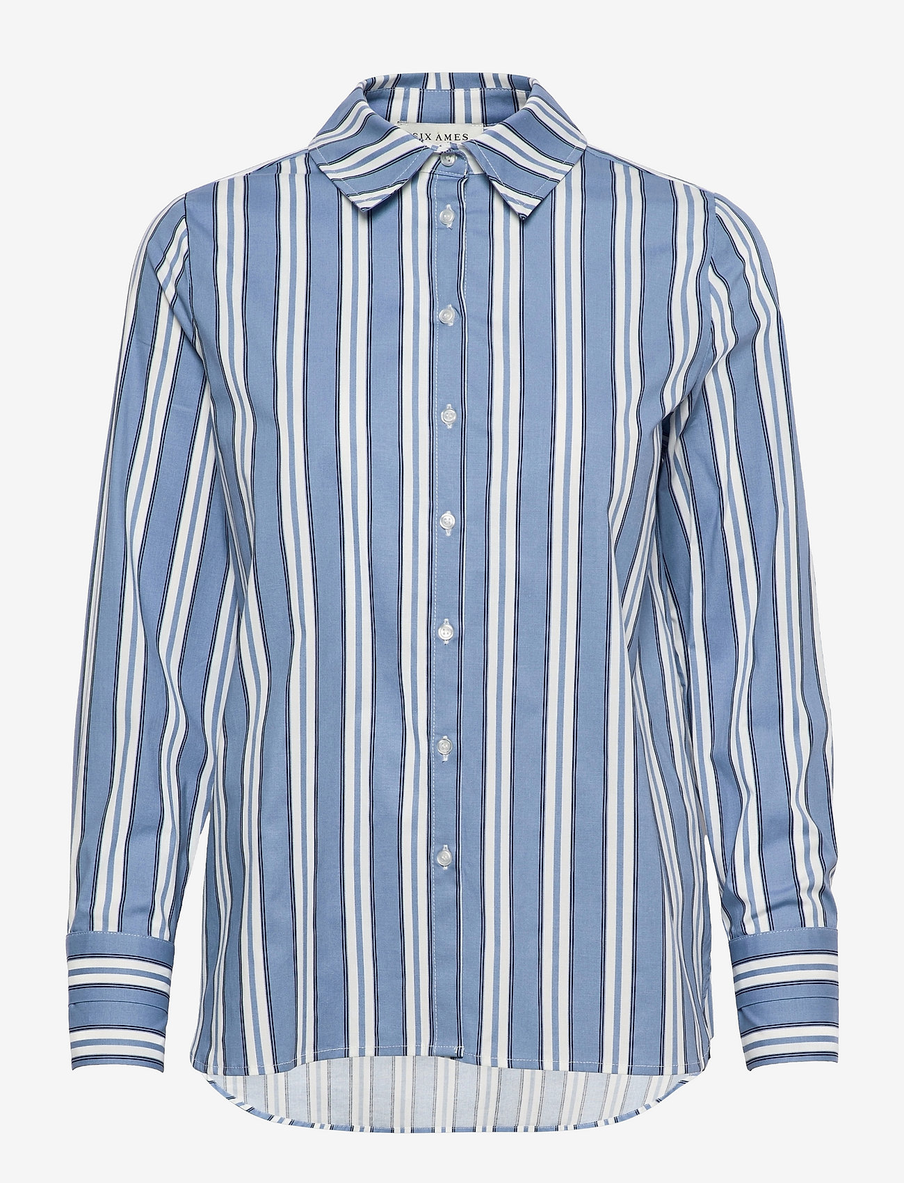 Six Ames - GRETA - langermede skjorter - checks striped mix - 0