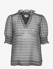 Six Ames - UMA - short-sleeved blouses - fall check - 0