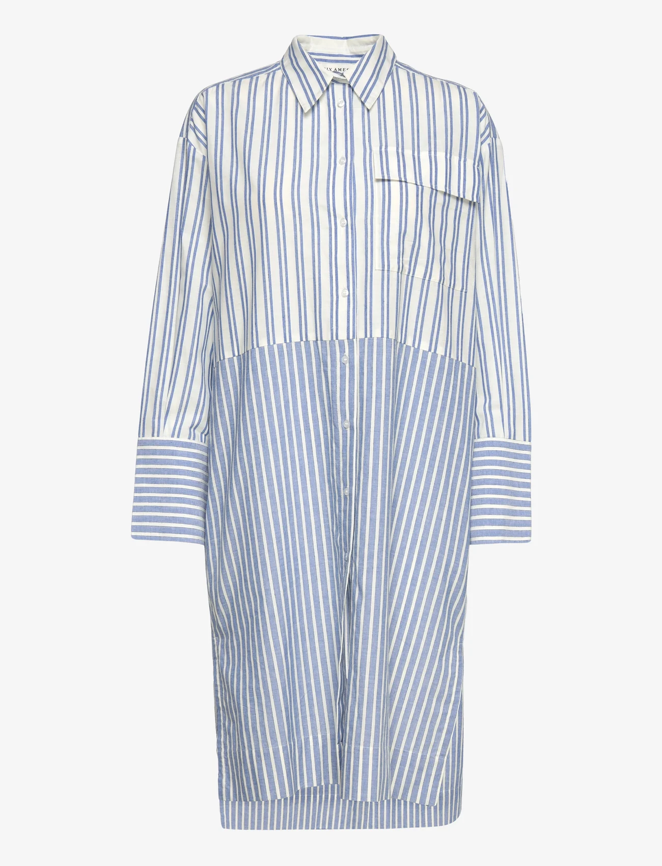 Six Ames - LISSIE - marškinių tipo suknelės - oxford striped mix - 0