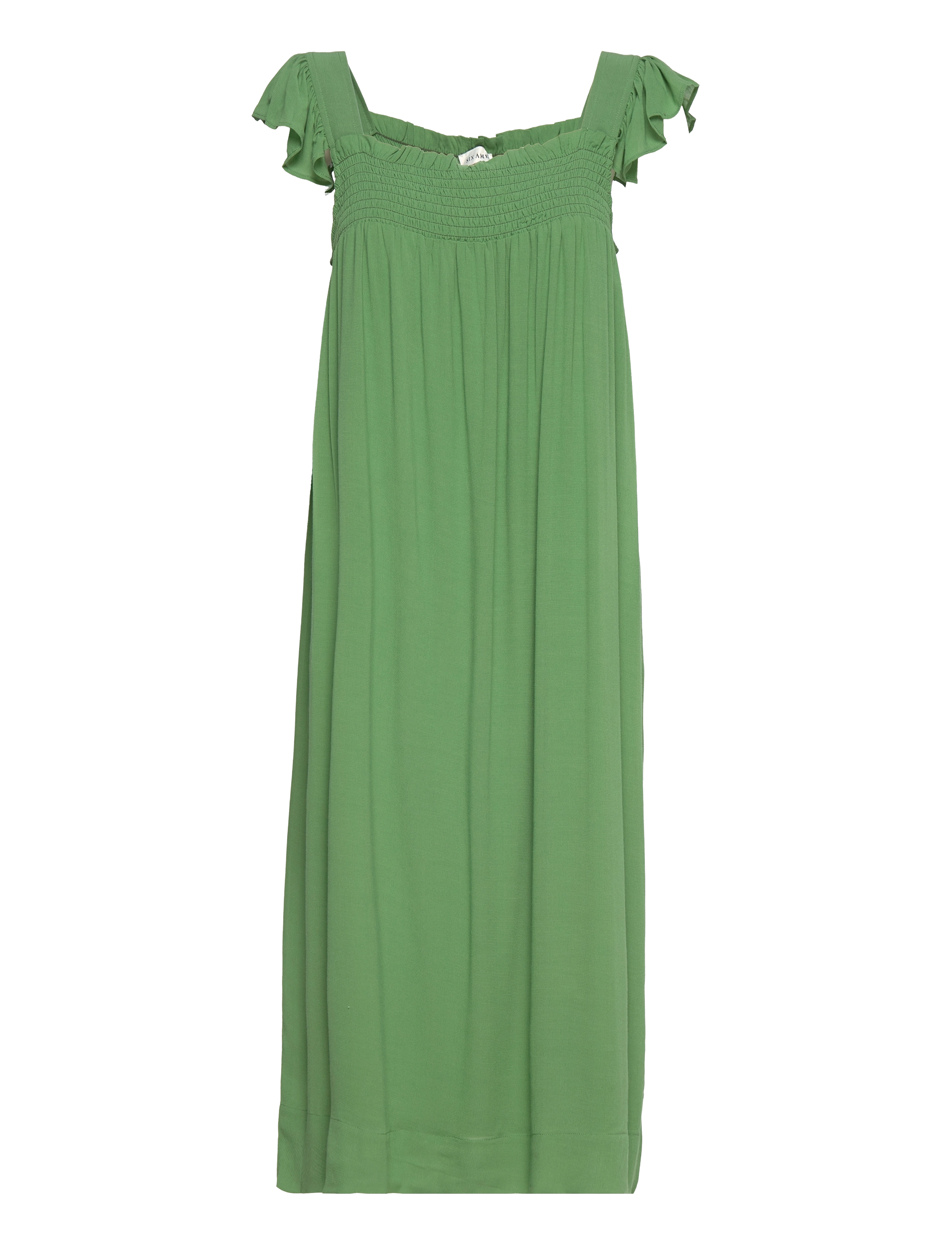 Six Ames - LAILA - midikleider - stone green - 1