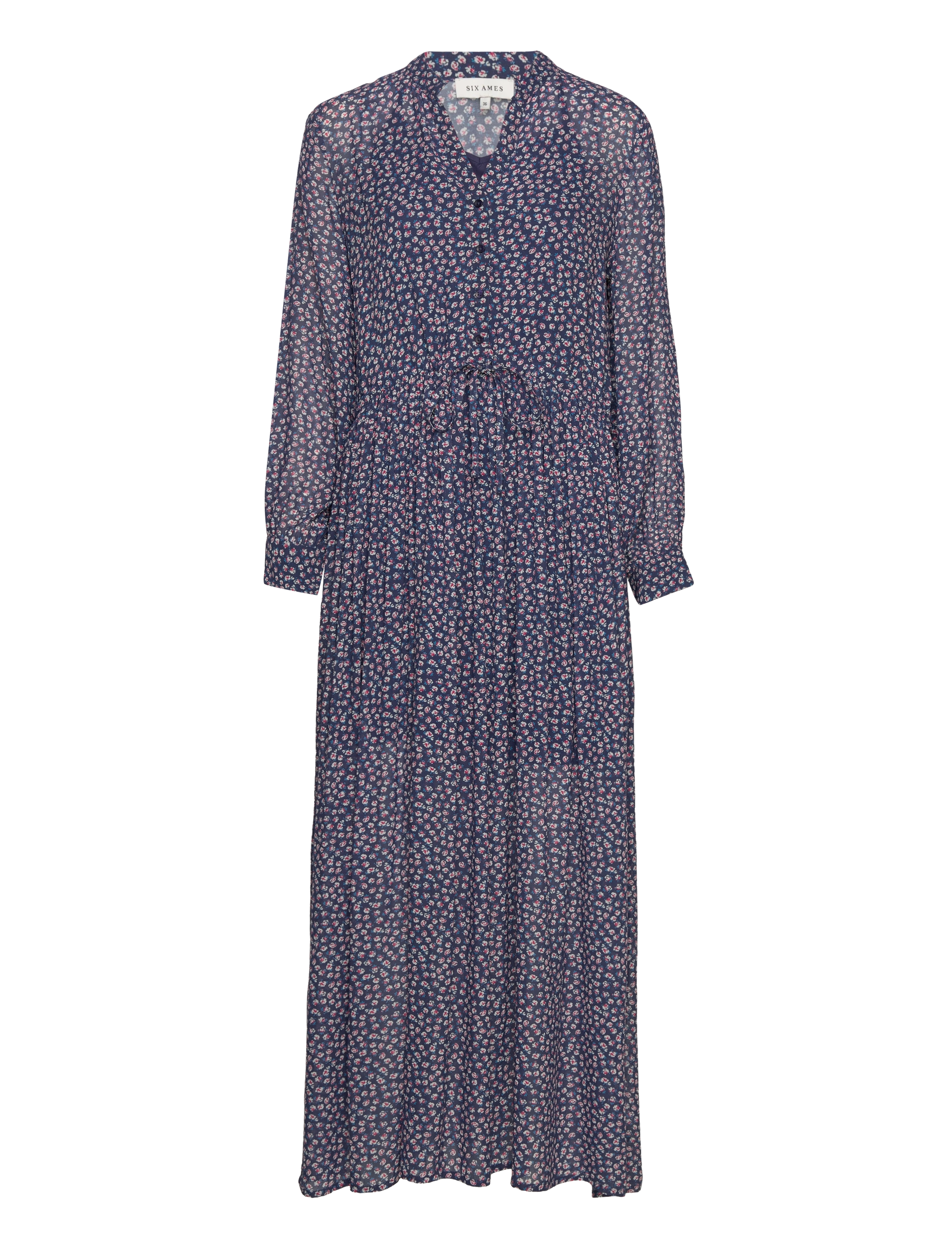 SIX AMES Stacia Print Navy - 34x143 - Damen