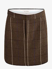 Six Ames - AMINA - pencil skirts - brown english check - 0
