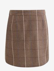 Six Ames - AMINA - pencil skirts - brown english check - 1
