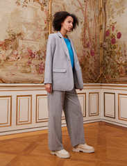 Six Ames - LEA - tailored trousers - grey melange - 2