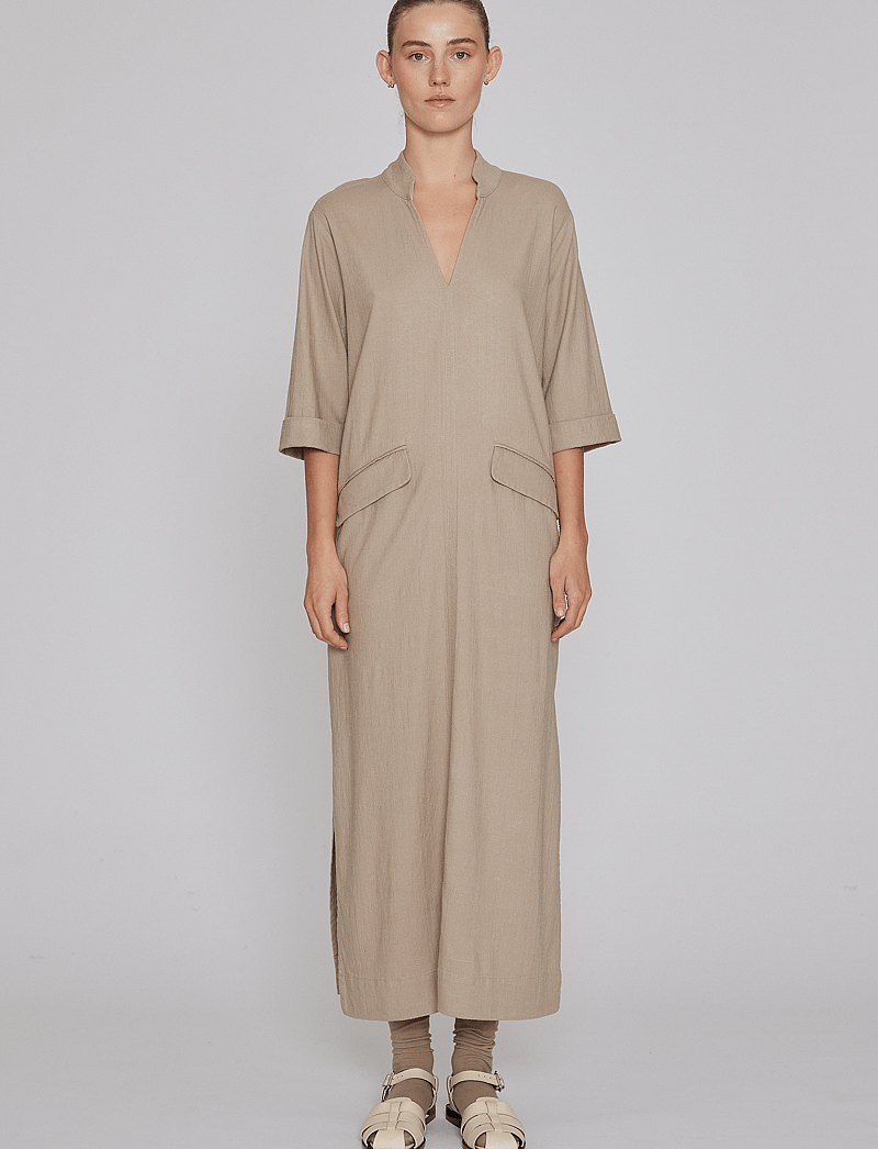 Six Ames - KAMELIA - midi kjoler - almondine - 0