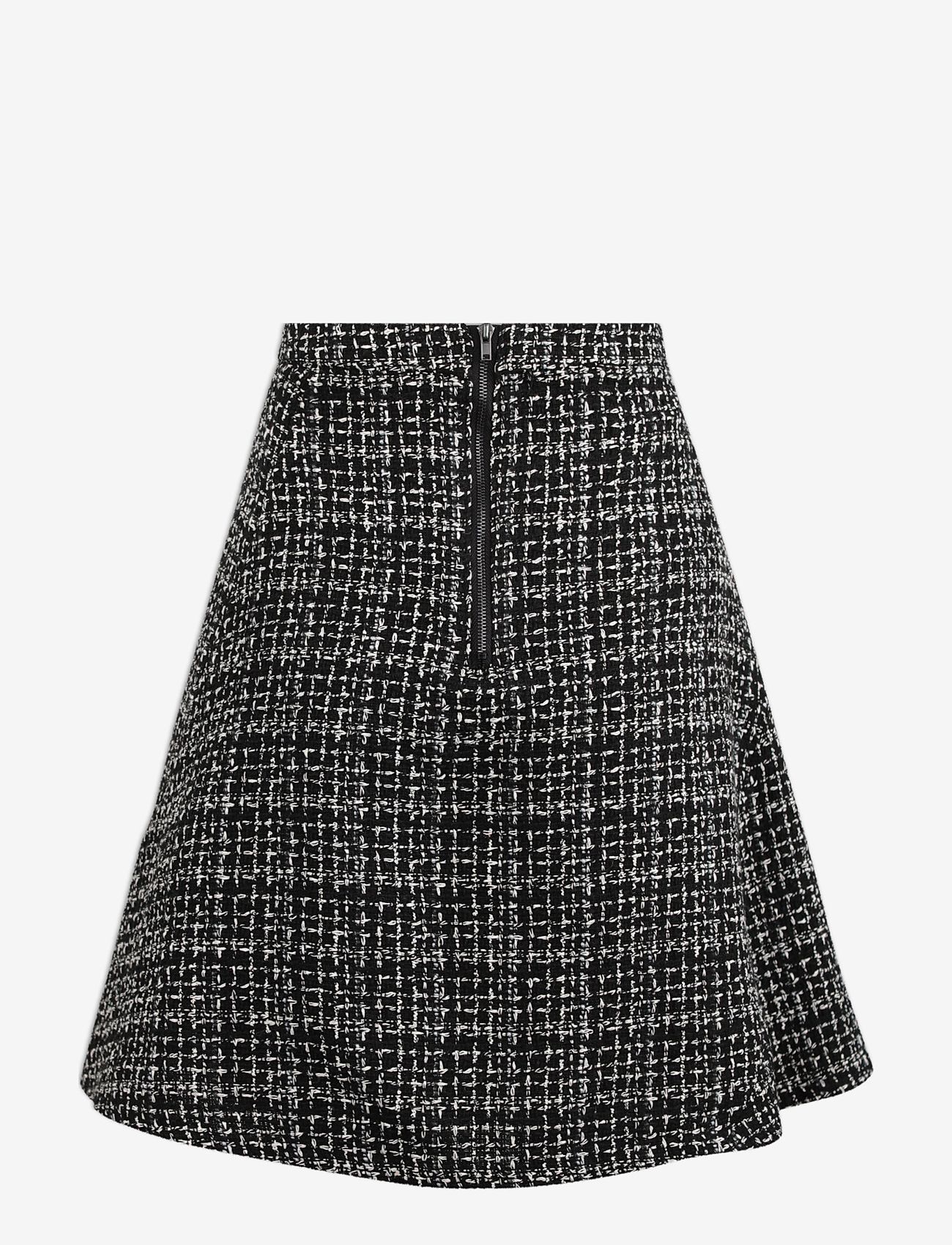 Six Ames - RAYA - midi nederdele - salt & pepper - 1