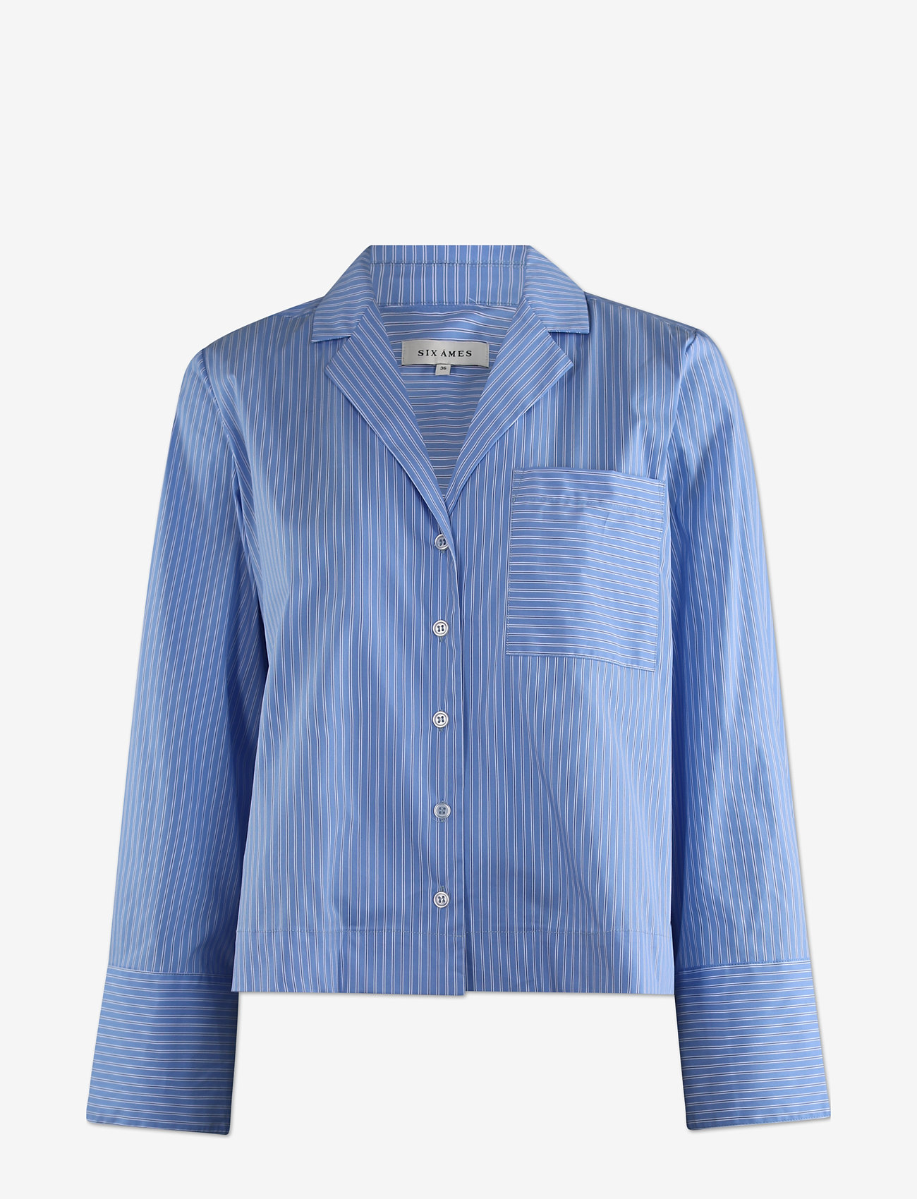 Six Ames - RAMONA - pikkade varrukatega särgid - blue stripe - 1