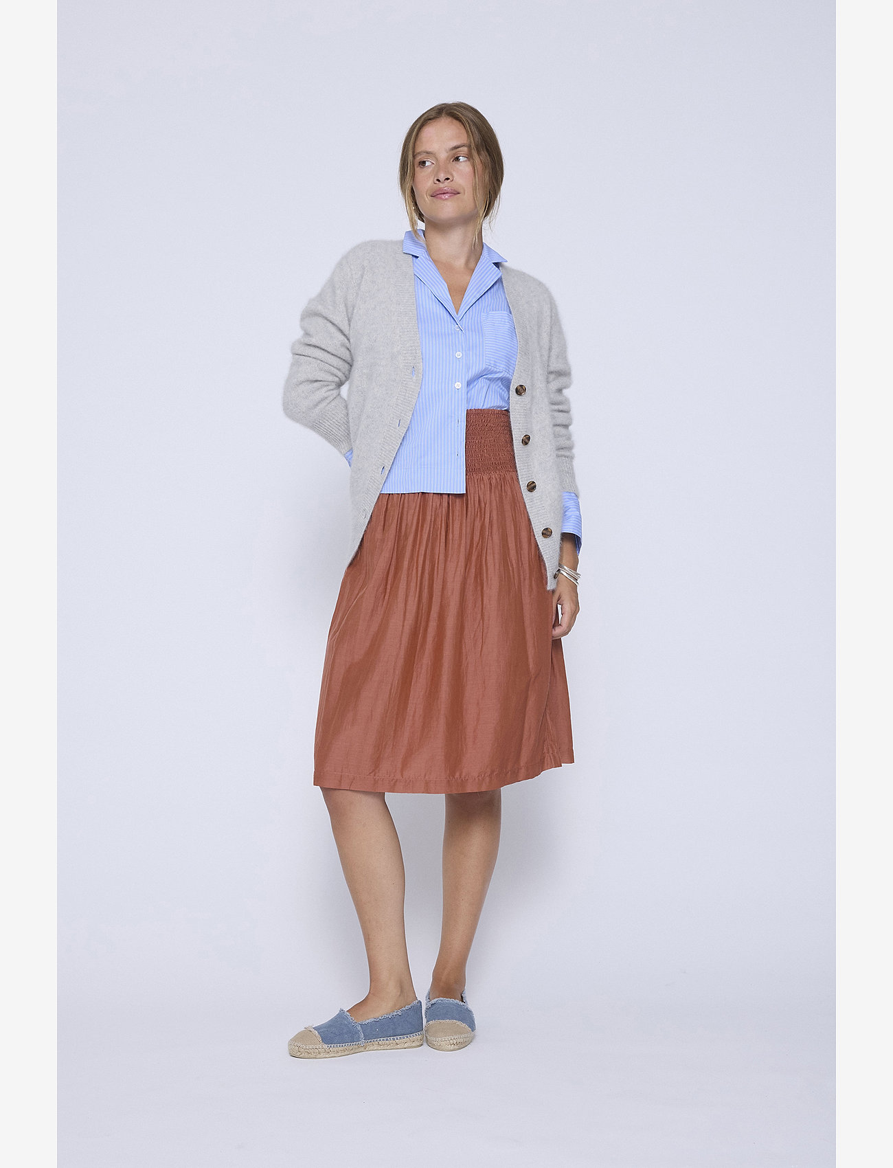 Six Ames - RAMONA - pikkade varrukatega särgid - blue stripe - 0