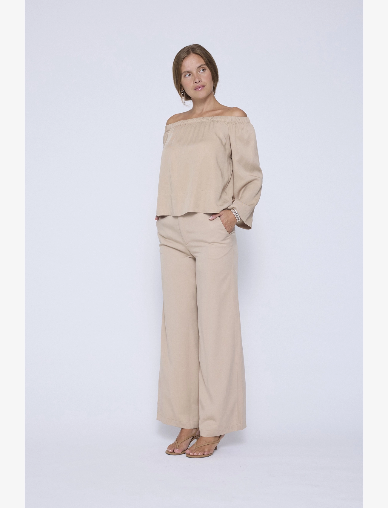 Six Ames Jacquelin, 34, Trousers, Braun - Suitpants, Frauen