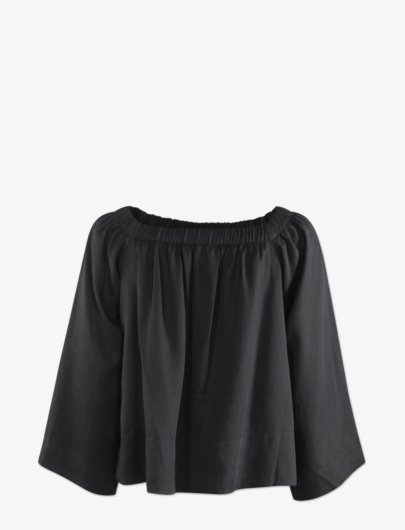 Six Ames - NUUBA - langerma blússur - black - 2