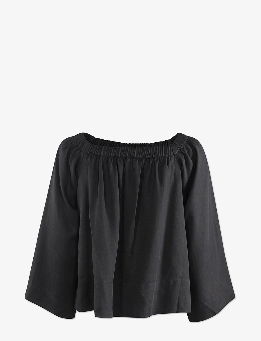 Six Ames - NUUBA - långärmade blusar - black - 2