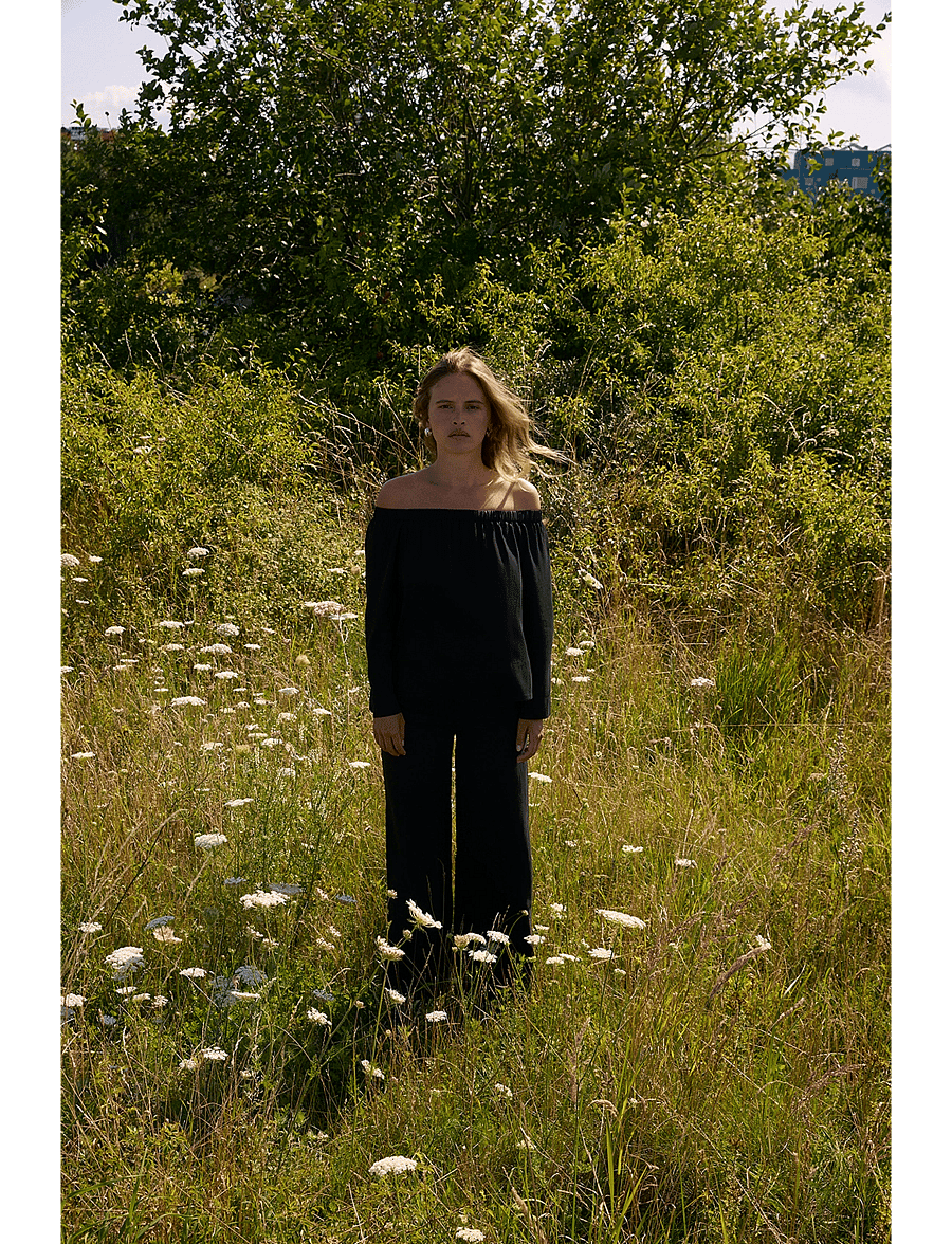 Six Ames - NUUBA - långärmade blusar - black - 0