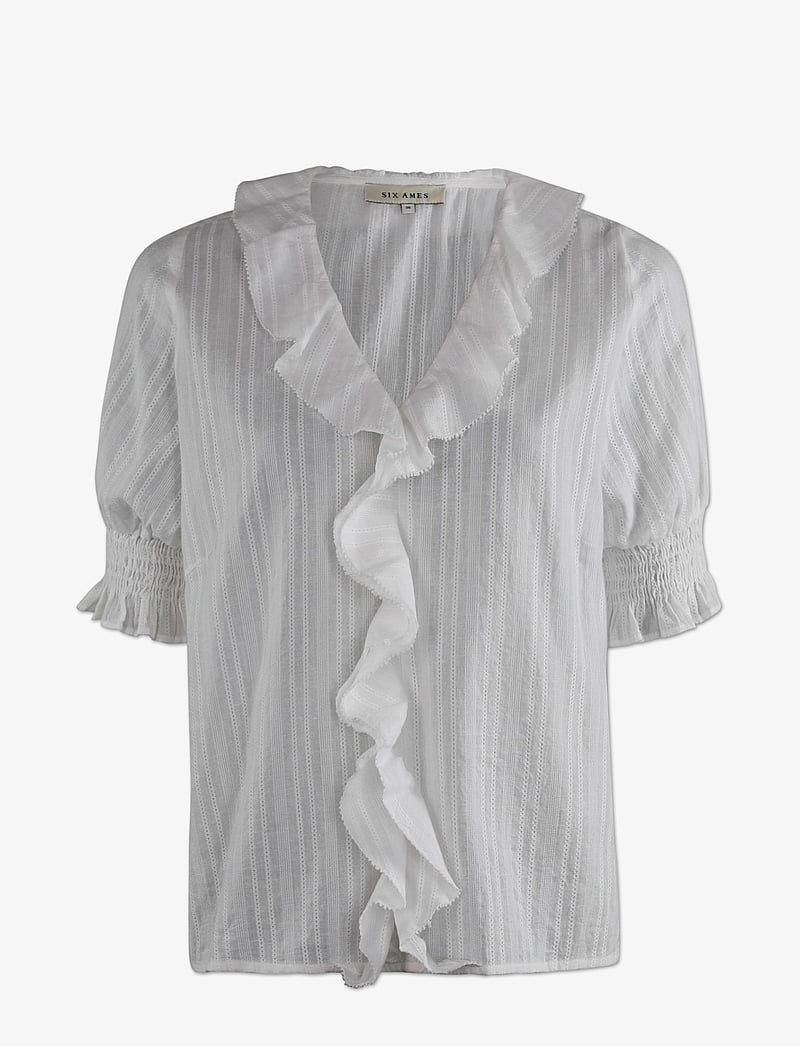 Six Ames - JULIE - kortærmede bluser - snow white - 0