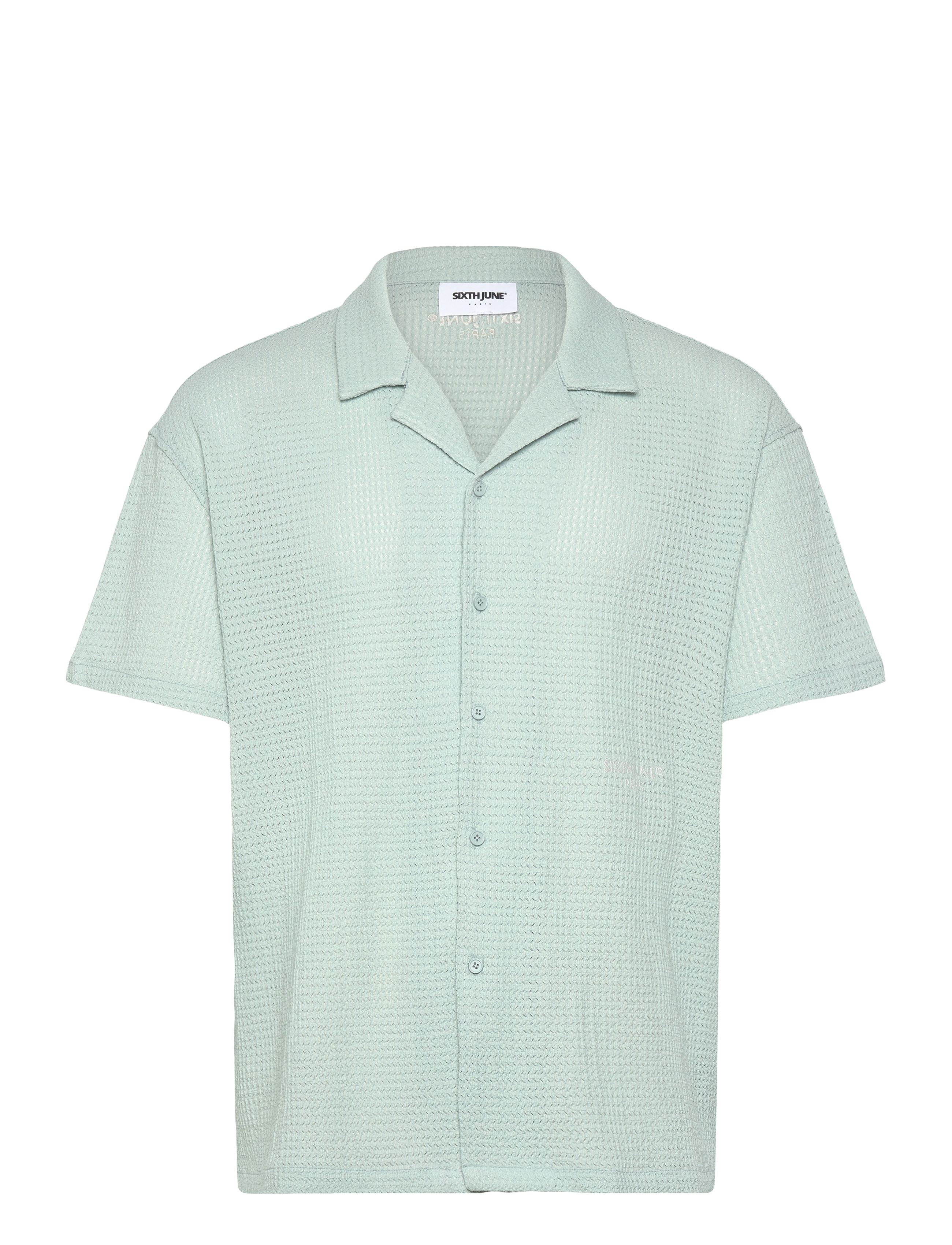 SIXTH JUNE CROCHET SS SHIRT - SIXTH JUNE - LIGHT BLUE / blue